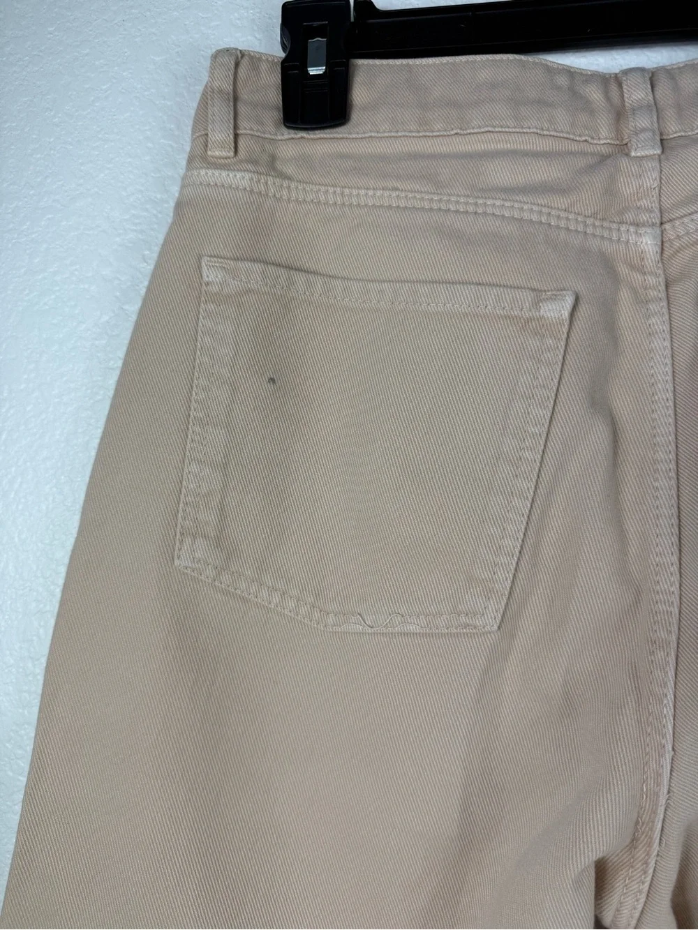 Massimo Dutti Wide Leg Beige wide leg cropped Pants size 6
